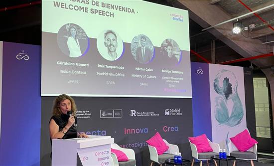 Geraldine Gonard Opens Conecta DIGITAL in Madrid